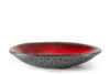 PRIMA Talerz głęboki z ceramiki ręcznie szkliwiony 6 szt. czerwony czerwony - zdjęcie 3