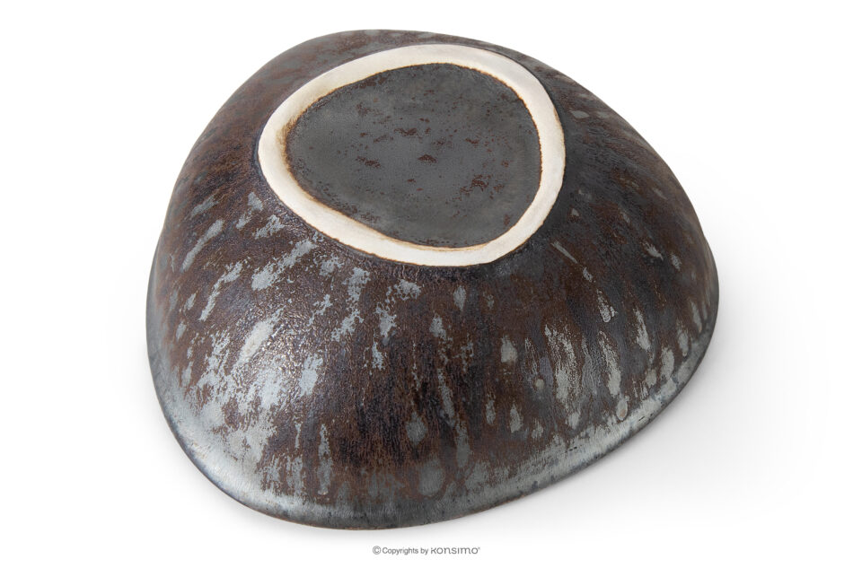 PRIMA Zestaw obiadowy z ceramiki ręcznie szkliwiony 6os. (24 el.) czerwony czerwony - zdjęcie 9