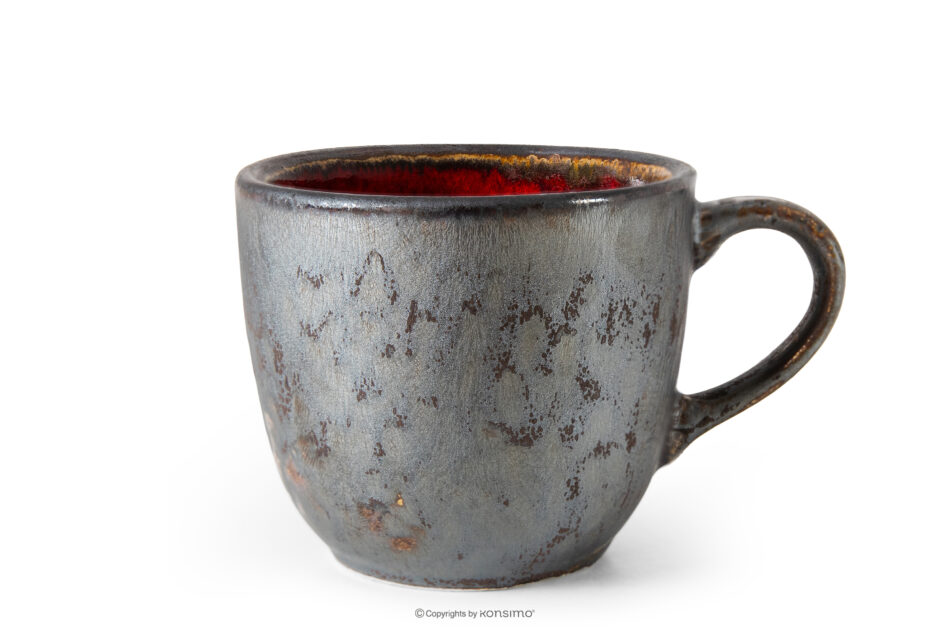 PRIMA Zestaw kawowo-śniadaniowy 6 os. (42 el.) czerwony czerwony - zdjęcie 10