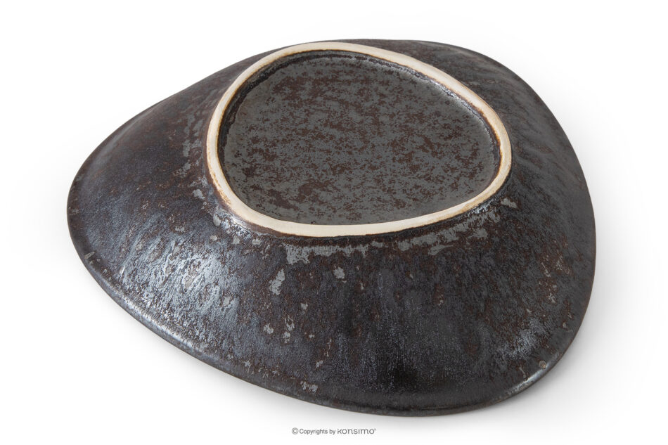 PRIMA Zestaw obiadowy ręcznie szkliwiony 2os. (6 el.) czerwony czerwony - zdjęcie 7