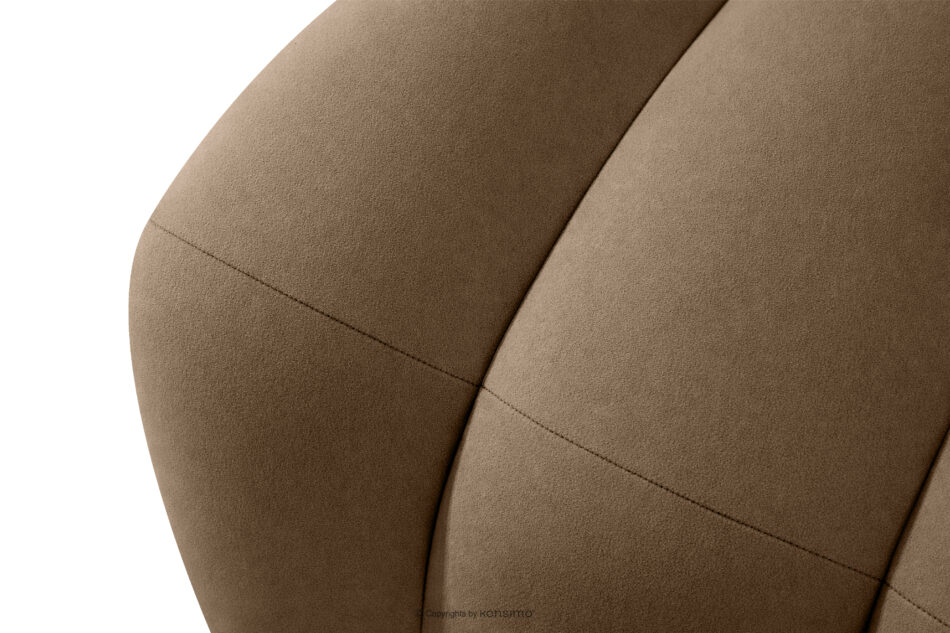 CORDA Ławka tapicerowana z oparciem 160 cm welur beżowy beżowy - zdjęcie 7