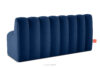 CORDA Ławka tapicerowana z oparciem 160 cm welur granatowy granatowy - zdjęcie 4
