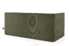 ROTI Łóżko z oparciem w tkaninie sztruks 90 cm oliwkowy oliwkowy - zdjęcie 4