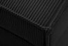 ROTI Łóżko typu sofa 90 cm w tkaninie sztruks czarny czarny - zdjęcie 8