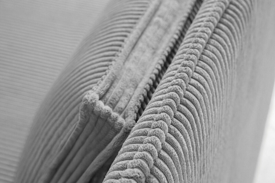 ROTI Łóżko typu sofa 90 cm w tkaninie sztruks jasny szary jasny szary - zdjęcie 9