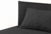 ROTI Łóżko typu sofa 90 cm w tkaninie sztruks ciemny szary ciemny szary - zdjęcie 6