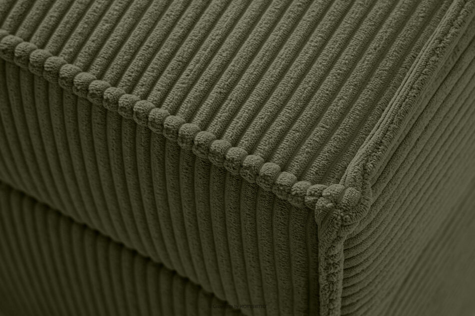ROTI Łóżko typu sofa 90 cm w tkaninie sztruks oliwkowy oliwkowy - zdjęcie 7