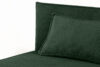 ROTI Łóżko dla nastolatka typu sofa w tkaninie sztruks 90 cm ciemny zielony ciemny zielony - zdjęcie 6
