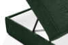 ROTI Łóżko dla nastolatka typu sofa w tkaninie sztruks 90 cm ciemny zielony ciemny zielony - zdjęcie 12