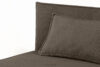 ROTI Łóżko dla nastolatka typu sofa w tkaninie sztruks 90 cm brązowy brązowy - zdjęcie 6