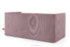 ROTI Łóżko z oparciem typu sofa w tkaninie sztruks 90 cm jasny fioletowy jasny fioletowy - zdjęcie 4