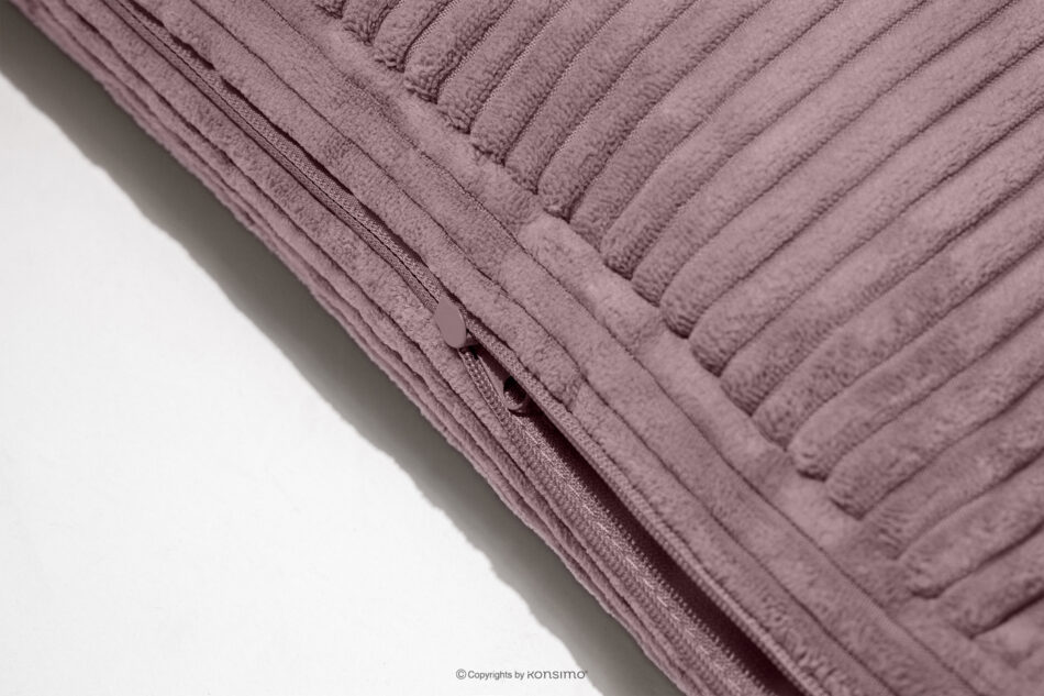 ROTI Łóżko z oparciem typu sofa w tkaninie sztruks 90 cm jasny fioletowy jasny fioletowy - zdjęcie 10