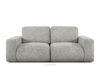 ZUCCO Sofa dwuosobowa modułowa w tkaninie boucle jasny popielaty jasny popielaty - zdjęcie 1