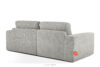 ZUCCO Sofa dwuosobowa modułowa w tkaninie boucle jasny popielaty jasny popielaty - zdjęcie 4