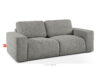 ZUCCO Sofa dwuosobowa modułowa w tkaninie boucle ciemny popielaty ciemny popielaty - zdjęcie 3