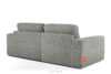 ZUCCO Sofa dwuosobowa modułowa w tkaninie boucle ciemny popielaty ciemny popielaty - zdjęcie 4