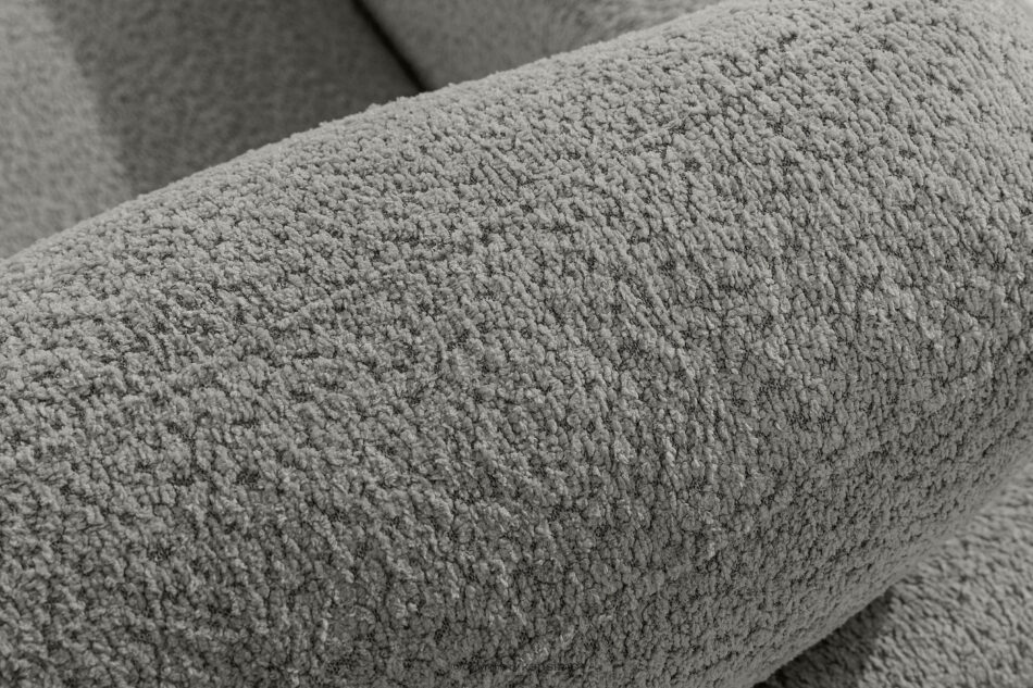 ZUCCO Sofa dwuosobowa modułowa w tkaninie boucle ciemny popielaty ciemny popielaty - zdjęcie 6