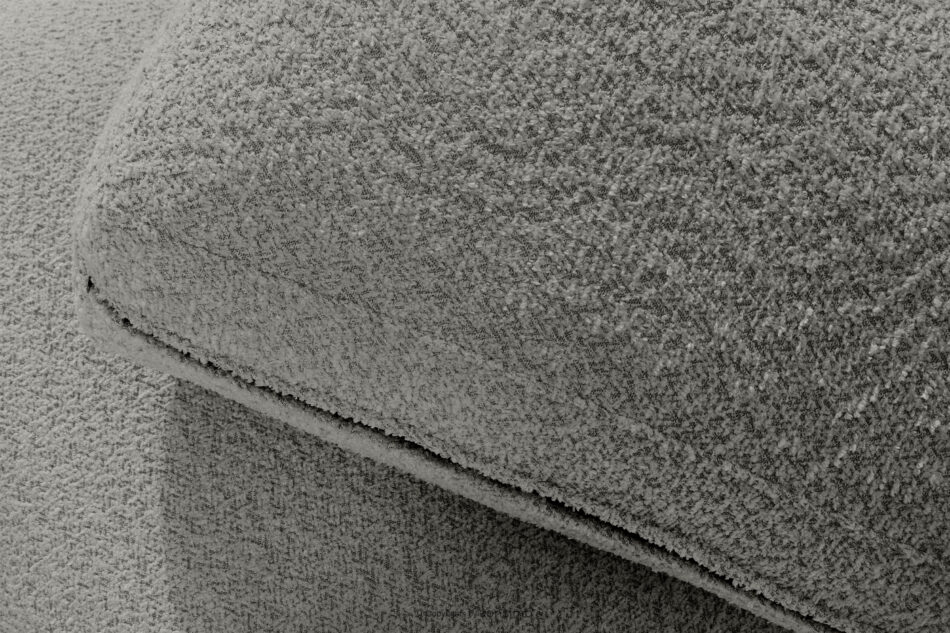 ZUCCO Sofa dwuosobowa modułowa w tkaninie boucle ciemny popielaty ciemny popielaty - zdjęcie 7