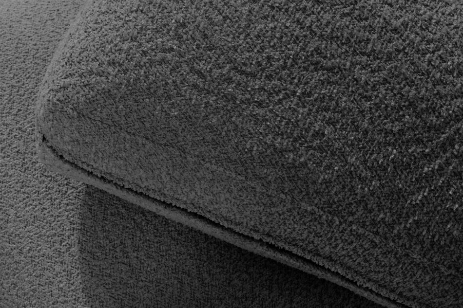 ZUCCO Sofa dwuosobowa modułowa w tkaninie boucle grafitowy grafitowy - zdjęcie 7