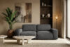 ZUCCO Sofa dwuosobowa modułowa w tkaninie boucle grafitowy grafitowy - zdjęcie 11