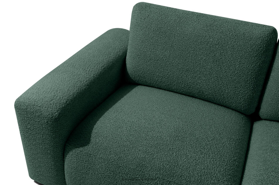 ZUCCO Sofa dwuosobowa modułowa w tkaninie boucle zielony zielony - zdjęcie 4