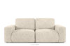 ZUCCO Sofa dwuosobowa modułowa w tkaninie boucle jasny beżowy jasny beżowy - zdjęcie 1