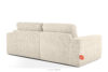 ZUCCO Sofa dwuosobowa modułowa w tkaninie boucle jasny beżowy jasny beżowy - zdjęcie 4