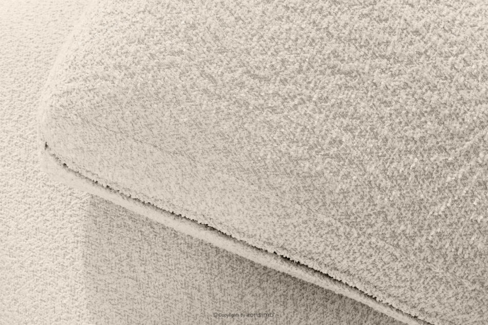 ZUCCO Sofa dwuosobowa modułowa w tkaninie boucle jasny beżowy jasny beżowy - zdjęcie 7