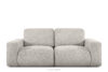 ZUCCO Sofa dwuosobowa modułowa w tkaninie boucle brązowy brązowy - zdjęcie 1