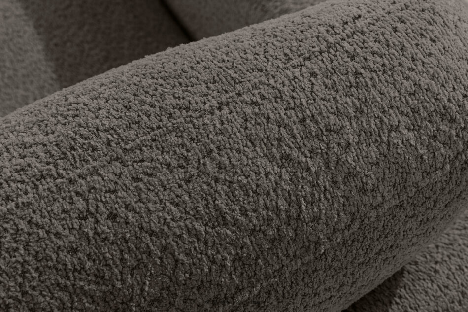 ZUCCO Sofa dwuosobowa modułowa w tkaninie boucle ciemny brązowy ciemny brązowy - zdjęcie 6