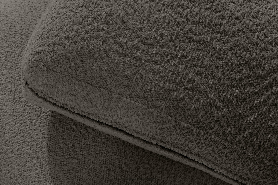 ZUCCO Sofa dwuosobowa modułowa w tkaninie boucle ciemny brązowy ciemny brązowy - zdjęcie 7