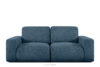 ZUCCO Sofa dwuosobowa modułowa w tkaninie boucle ciemny niebieski ciemny niebieski - zdjęcie 1