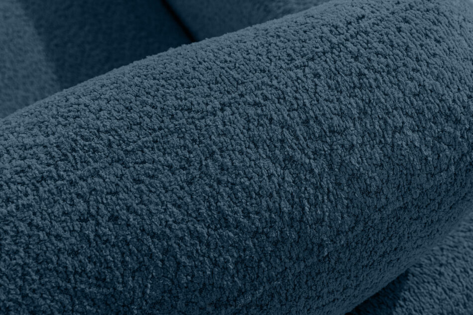 ZUCCO Sofa dwuosobowa modułowa w tkaninie boucle ciemny niebieski ciemny niebieski - zdjęcie 6