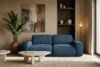 ZUCCO Sofa dwuosobowa modułowa w tkaninie boucle ciemny niebieski ciemny niebieski - zdjęcie 11
