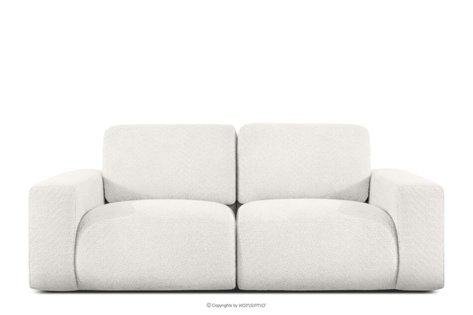 ZUCCO Sofa dwuosobowa modułowa w tkaninie boucle ecru ecru - zdjęcie 0
