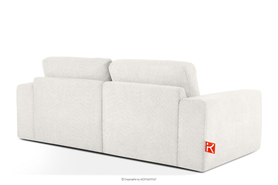 ZUCCO Sofa dwuosobowa modułowa w tkaninie boucle ecru ecru - zdjęcie 3