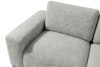 ZUCCO Sofa trzyosobowa modułowa w tkaninie boucle jasny popielaty jasny popielaty - zdjęcie 5