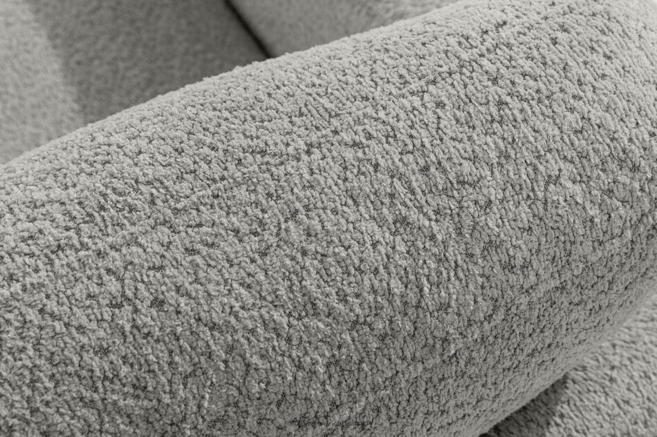 ZUCCO Sofa trzyosobowa modułowa w tkaninie boucle jasny popielaty jasny popielaty - zdjęcie 6