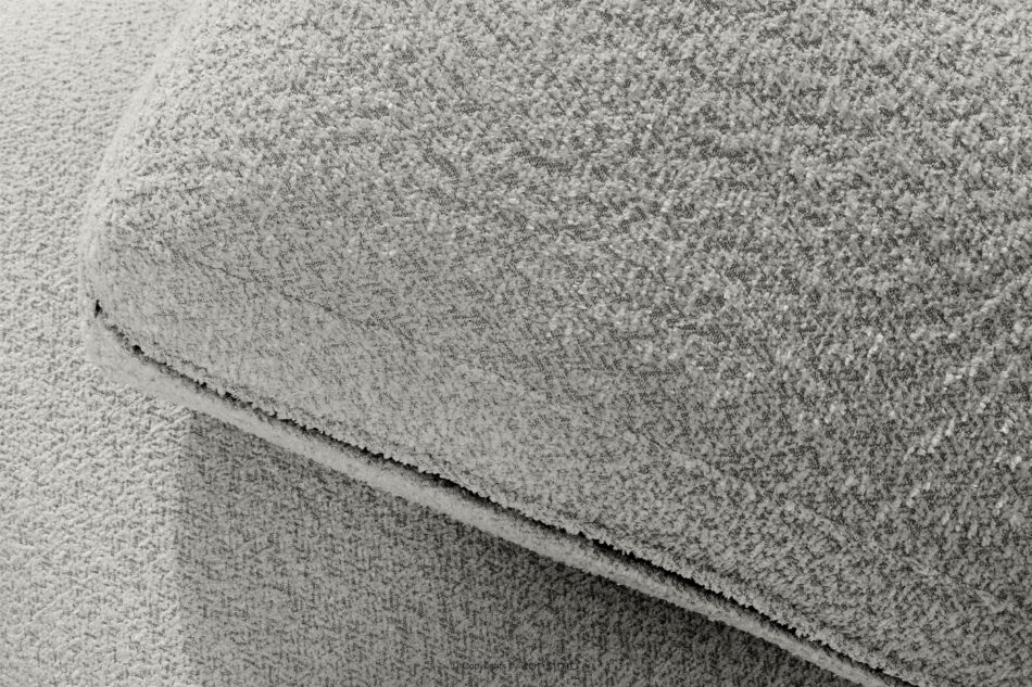 ZUCCO Sofa trzyosobowa modułowa w tkaninie boucle jasny popielaty jasny popielaty - zdjęcie 7