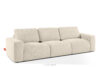 ZUCCO Sofa trzyosobowa modułowa w tkaninie boucle jasny beżowy jasny beżowy - zdjęcie 3