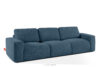 ZUCCO Sofa trzyosobowa modułowa w tkaninie boucle ciemny niebieski ciemny niebieski - zdjęcie 3