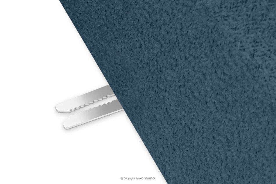 ZUCCO Sofa trzyosobowa modułowa w tkaninie boucle ciemny niebieski ciemny niebieski - zdjęcie 9