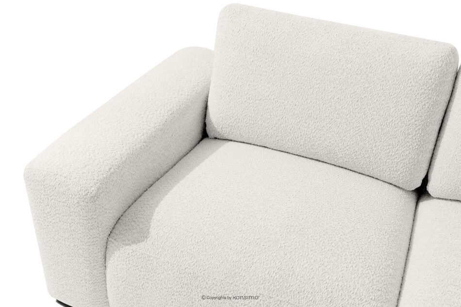 ZUCCO Sofa trzyosobowa modułowa w tkaninie boucle ecru ecru - zdjęcie 4