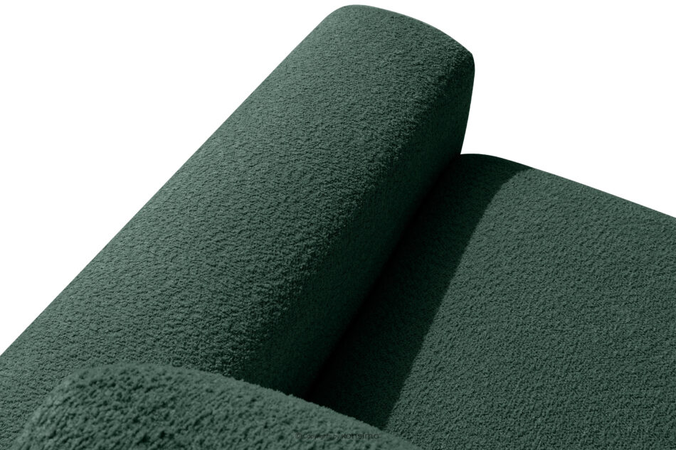ZUCCO Narożnik modułowy w tkaninie boucle lewy zielony zielony - zdjęcie 8
