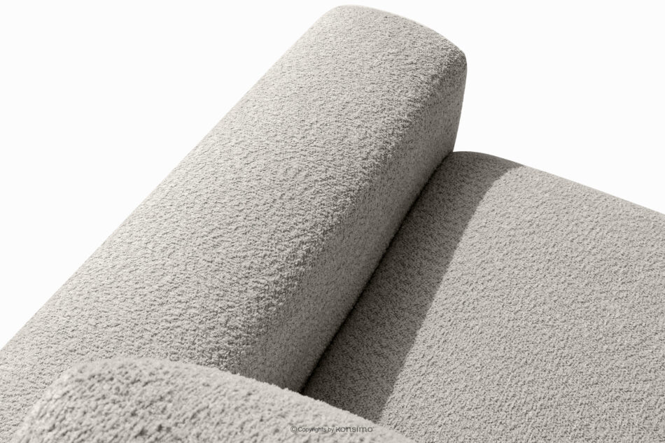 ZUCCO Narożnik modułowy w tkaninie boucle lewy brązowy brązowy - zdjęcie 8