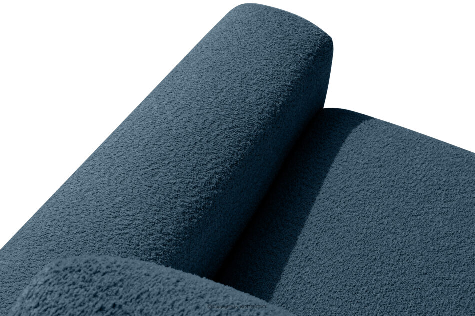ZUCCO Narożnik modułowy w tkaninie boucle lewy ciemny niebieski ciemny niebieski - zdjęcie 8