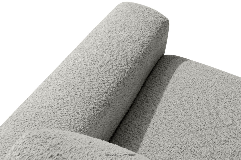 ZUCCO Nrożnik modułowy w organicznym kształcie tkanina boucle lewy jasny popielaty jasny popielaty - zdjęcie 8