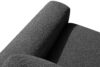 ZUCCO Nrożnik modułowy w organicznym kształcie tkanina boucle lewy grafitowy grafitowy - zdjęcie 9