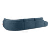 ZUCCO Nrożnik modułowy w organicznym kształcie tkanina boucle lewy ciemny niebieski ciemny niebieski - zdjęcie 4