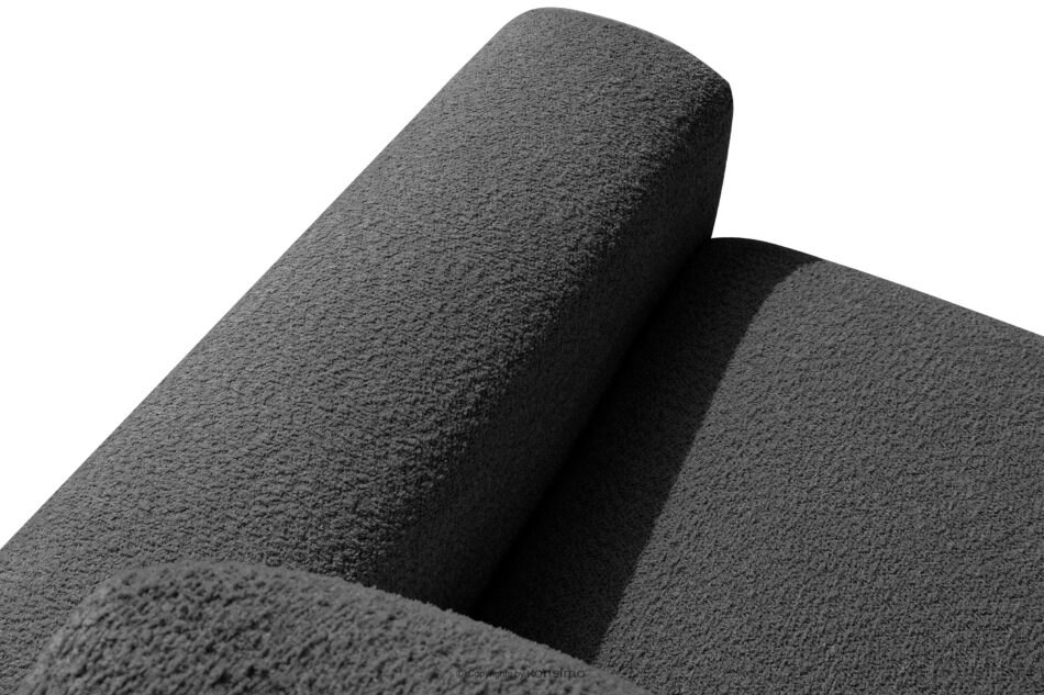 ZUCCO Duży narożnik modułowy w tkaninie boucle lewy grafitowy grafitowy - zdjęcie 8